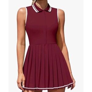 Purple 2 Piece Tennis Dress for Women, Size Small with Shorts and Pockets